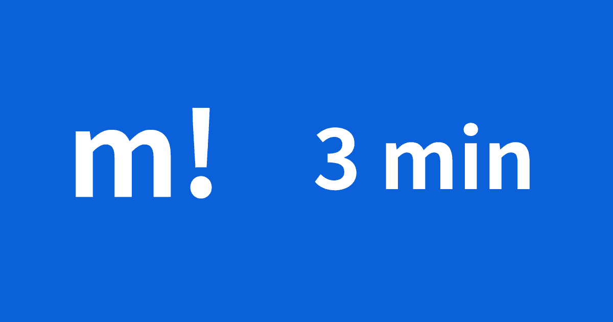 3分でわかるmicomia